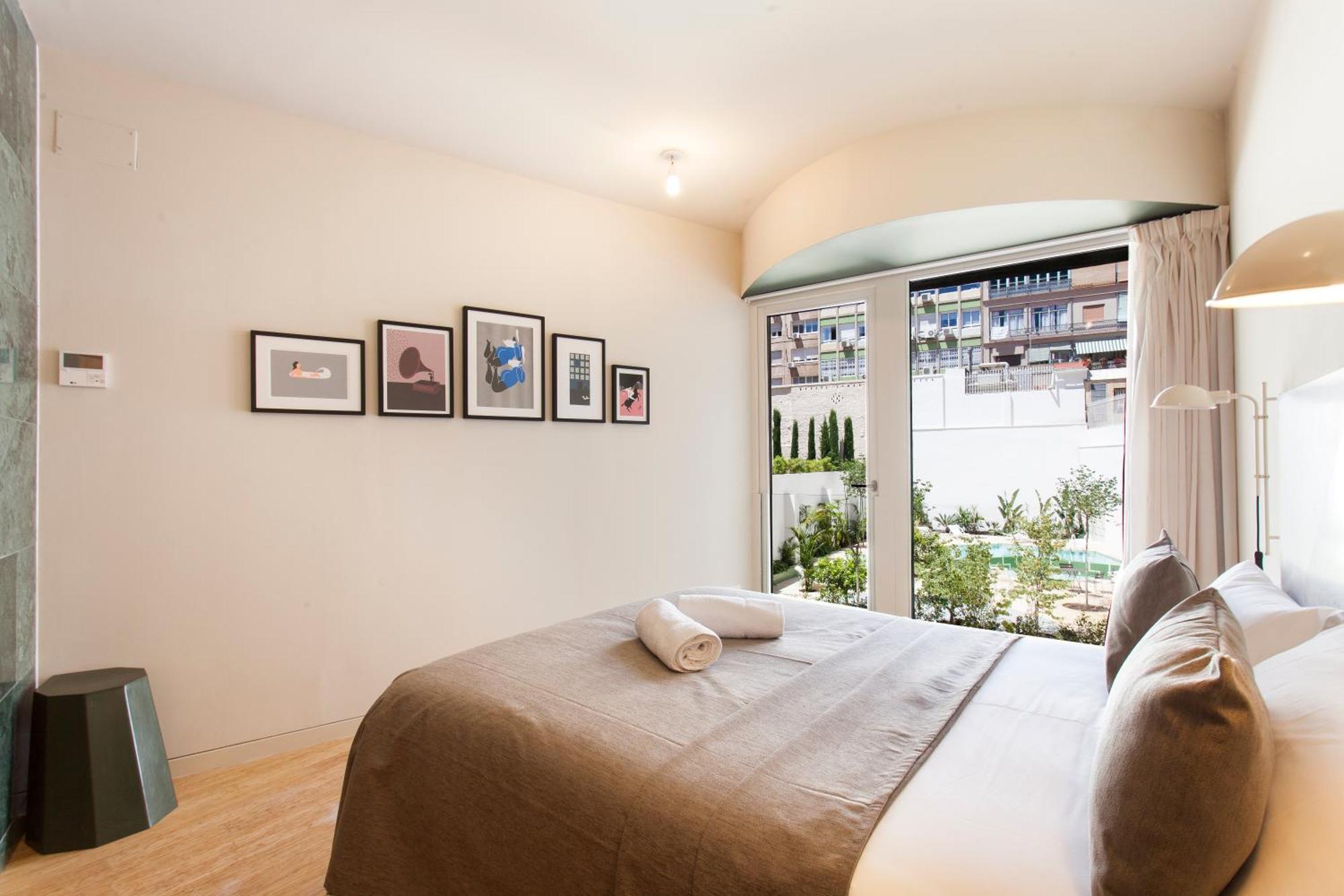 Aspasios City Oasis Apartments Барселона Экстерьер фото